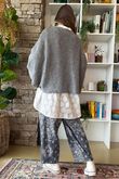 Big Softie Batwing Or Butterfly Knit Slate